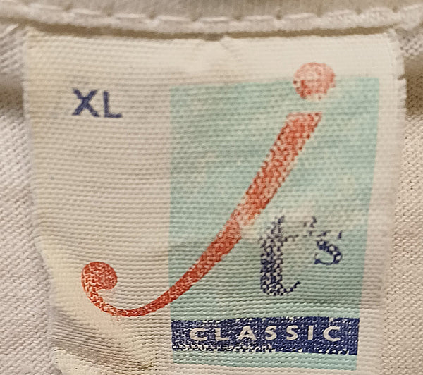 Camiseta "The Spirit" de 1994 - "Will Eisner Kitchen Sink" (talla L, blanca, vintage)