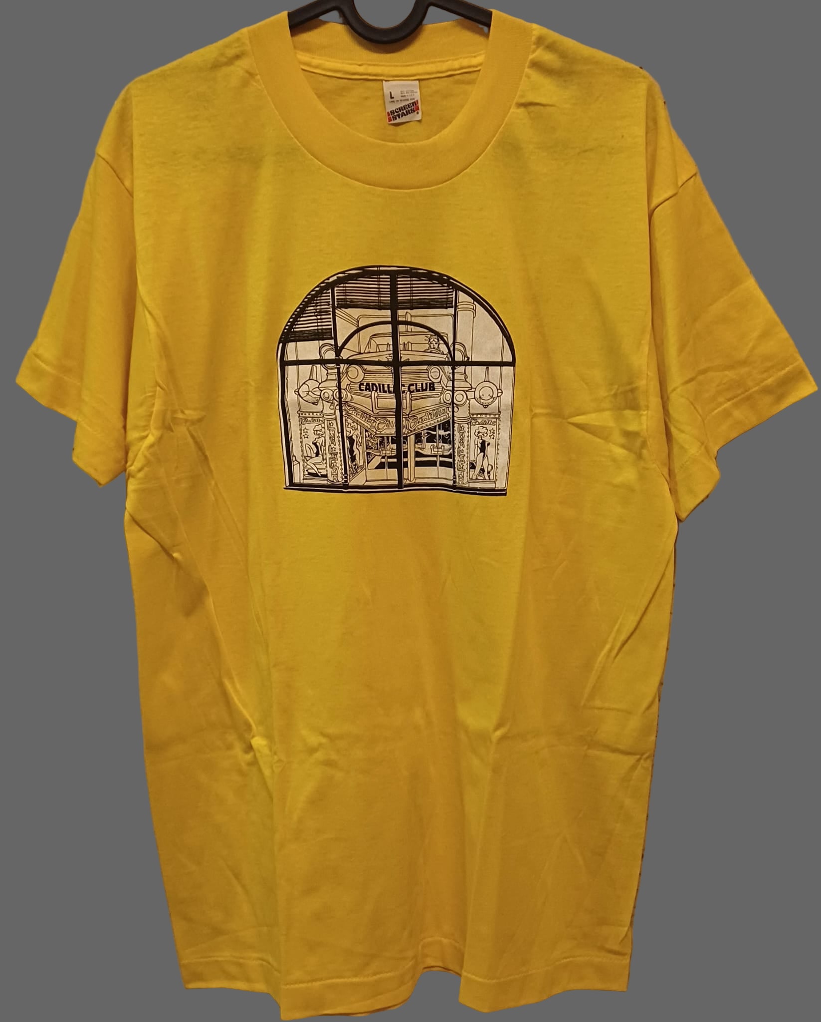 Camiseta "The Spirit" de 1994 - "Will Eisner Kitchen Sink" (talla L, blanca, vintage)