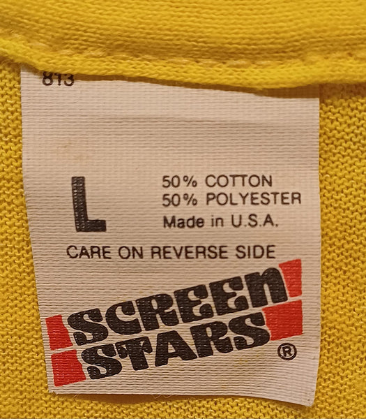 Camiseta "The Spirit" de 1994 - "Will Eisner Kitchen Sink" (talla L, blanca, vintage)