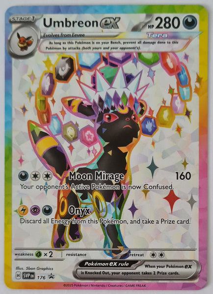 Pokemon Scarlet and Violet Prismatic Evolutions Super Premium Collection Umbreon Ex SVP #175 Holo Promo Trading Card