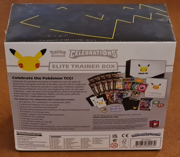 Pokemon Celebrations Sealed Elite Trainer Box