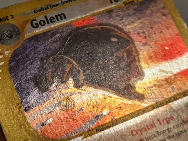Pokemon Skyridge Golem #148/144 Holo Secret Rare Trading Card