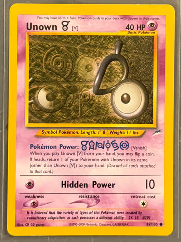 1995 unown pokemon card Neo Revelation V #89/64 Trading – Rotterdam Comics or Paralyzed.) [P] Hidden Graded:For standard ungraded cards Do You Have to anime mtg proxy