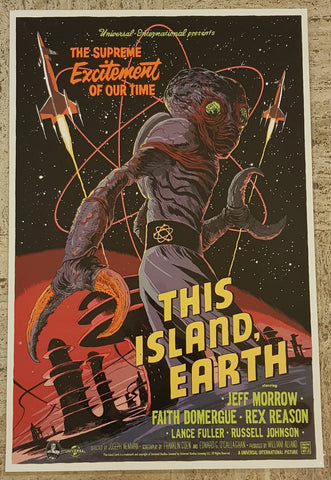 This Island Earth - Francesco Francavilla  Limited Edition Screen Print