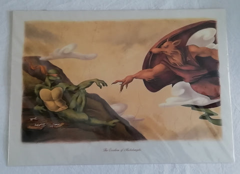 The Creation of Michelangelo - Elisa Castro Print