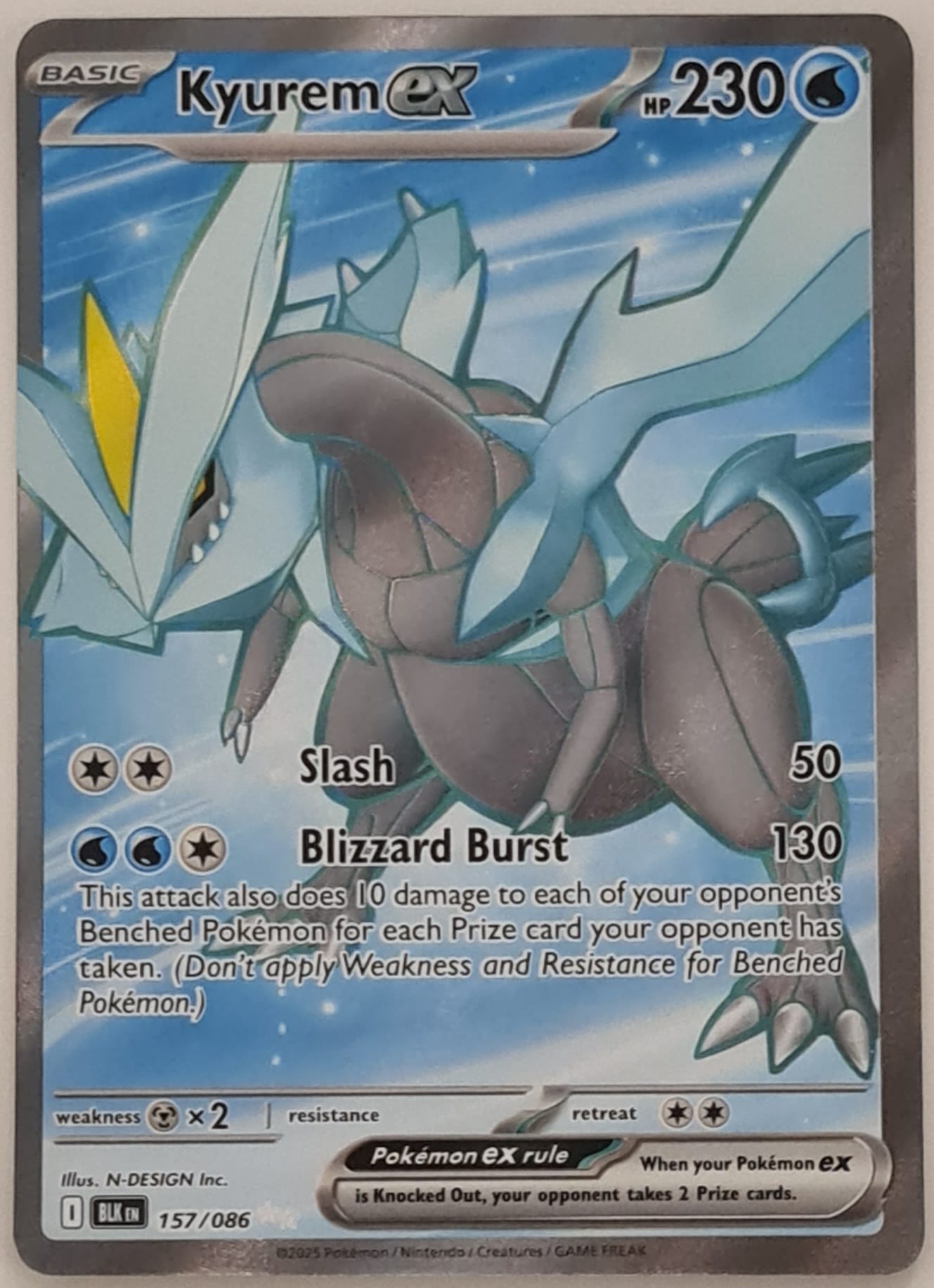 Pokemon Scarlet and Violet Black Bolt Kyurem Ex #157/086 Ultra Rare Ho Rotterdam Comics Pokemon Scarlet and Violet Black Bolt Kyurem Ex #157/086 Ultra Rare Ho Rotterdam Comics