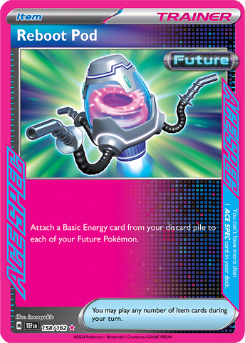 Pokemon Scarlet and Violet Temporal Forces Reboot Pod #158/162 Ace Spec Rare Holo Trading Card