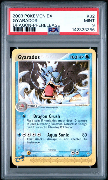 Pokemon Ex Dragon Gyarados #32/97 PSA Mint 9 Prerelease Promo Trading Card