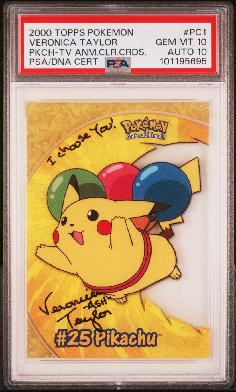 signed pokemon card One Of A Kind Mystery Set of 7 Autographed Cards Jason Paige Shop Pokemon Tagged "Autograph cards"