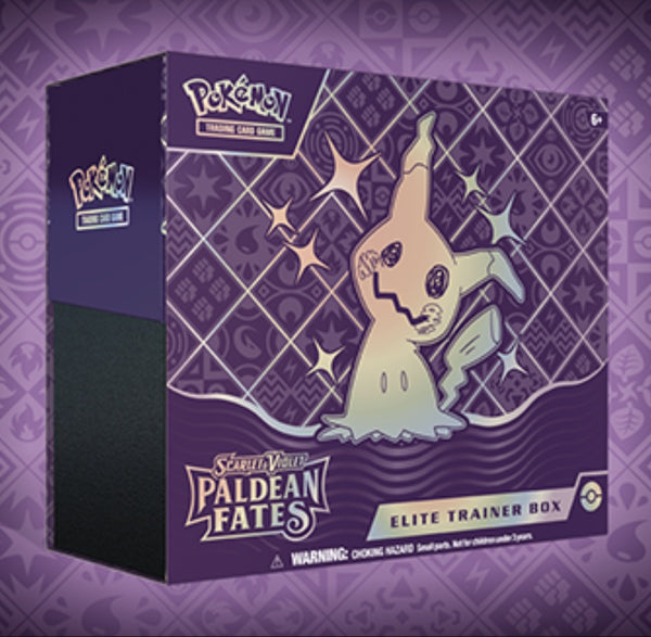 Pokemon Scarlet and Violet Paldean Fates Elite Trainer Box Factory Sealed Case (10ct)