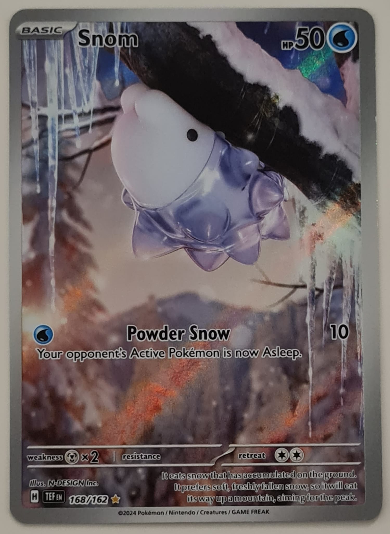 Pokemon Scarlet and Violet Temporal Forces Snom #168/162 Illustration –  Rotterdam Comics
