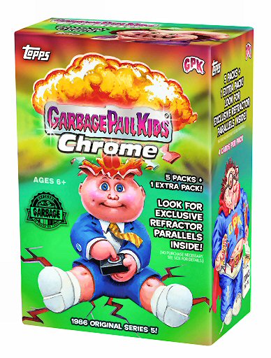 2022 Garbage Pail Kids Chrome Series 5 Sealed Blaster Box (6 Packs)