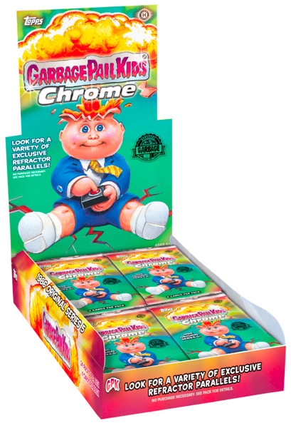 Garbage Pail Kids Chrome Series 5 Sealed Hobby Box