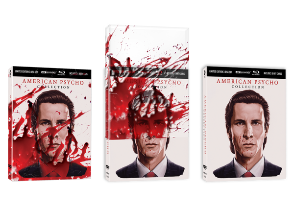 American Psycho 4K UHD+Blu-ray Collection Limited Edition Blood Pack + Art Cards