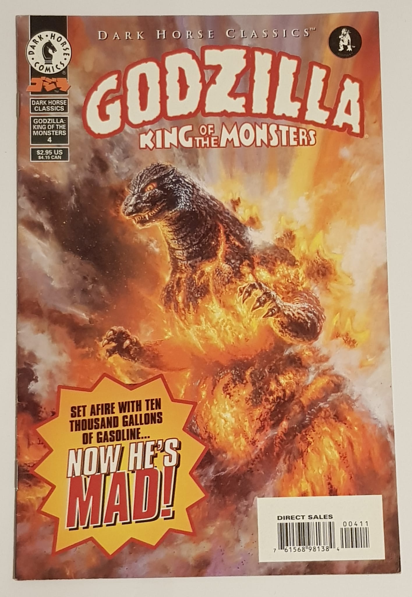 Dark Horse Classics Godzilla King of Monsters #4 VF/NM