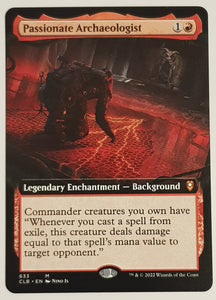 Magic the Gathering Commander Legends Battle for Baldur's Gate Extras Passionate Archaeologist #633 Mythic Rare Trading Card