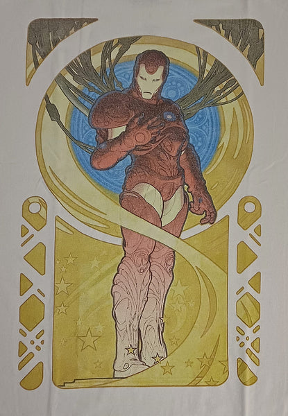 Camiseta "The Spirit" de 1994 - "Will Eisner Kitchen Sink" (talla L, blanca, vintage)