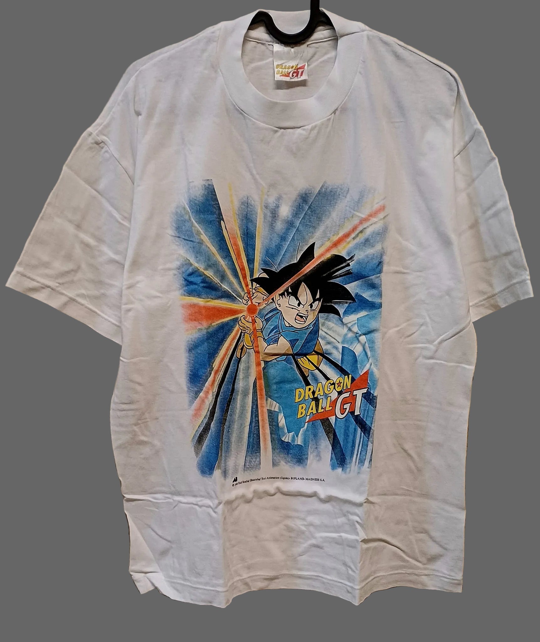 1996 Dragon Ball GT - Son Goku T-Shirt XL White (Vtg) – Rotterdam