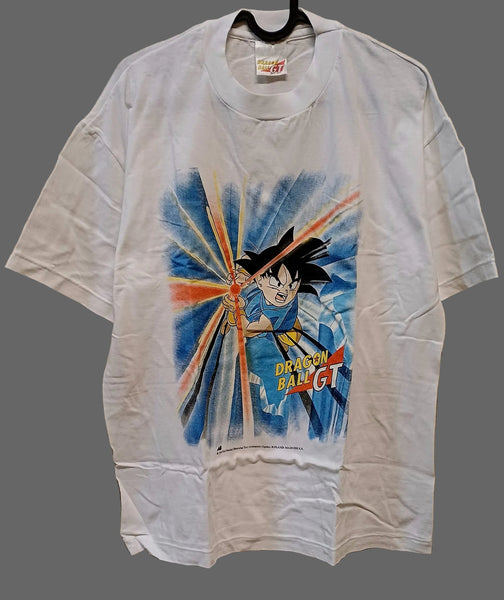1996 Dragon Ball GT - Son Goku T-Shirt XL White (Vtg)