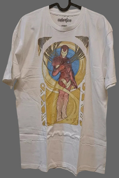 Camiseta "The Spirit" de 1994 - "Will Eisner Kitchen Sink" (talla L, blanca, vintage)