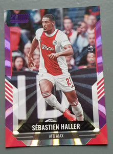 2021-22 Panini Score FIFA Sébastien Haller #144 Purple Laser Parallel /15 Trading Card