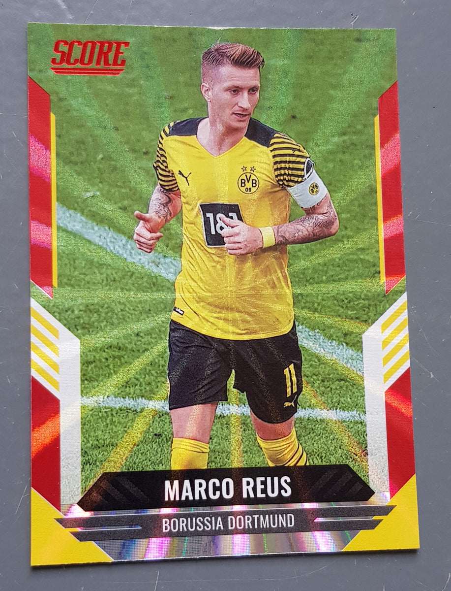 2021-22 Panini Score FIFA Marco Reus #122 Red Laser Parallel Trading C ...