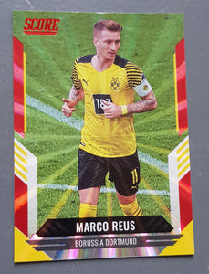 2021-22 Panini Score FIFA Marco Reus #122 Red Laser Parallel Trading Card