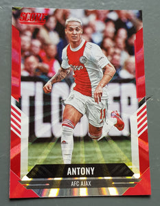 2021-22 Panini Score FIFA Antony #146 Red Laser Parallel Trading Card