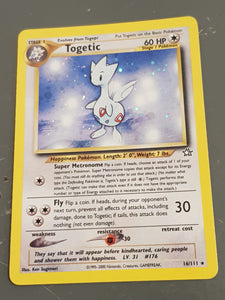 Pokemon Neo Genesis Togetic #16/111 Foil Trading Card