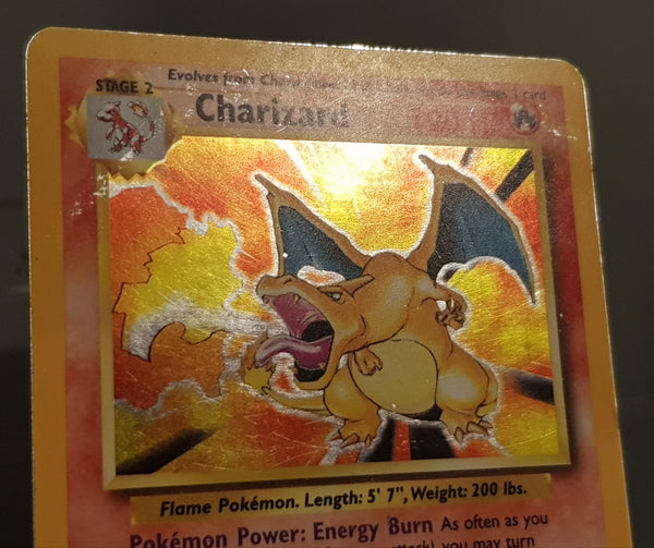 Pokemon Base Charizard #4/102 Holo Trading Card