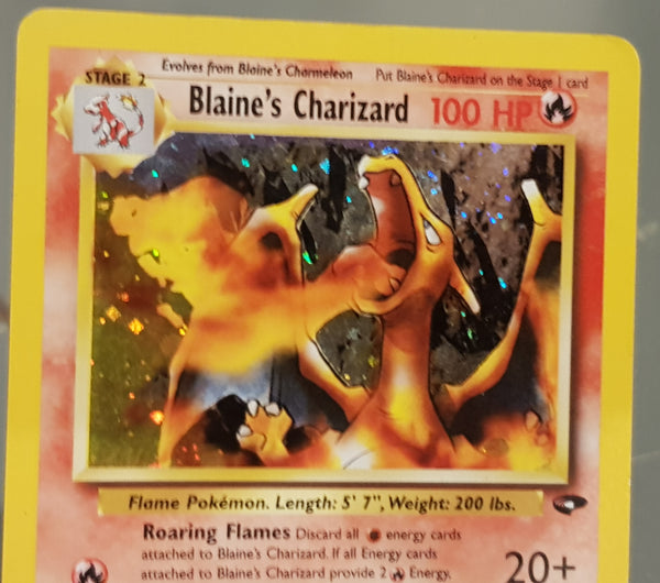 Pokemon Gym Challenge Blaine's Charizard #2/132 Foil Trading Card