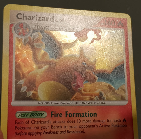 Pokemon Platinum Arceus Charizard #1/99 (Cracked Ice) Foil Trading Card