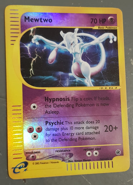 Pokemon Expedition Mewtwo #56/165 Reverse Holo Trading Card