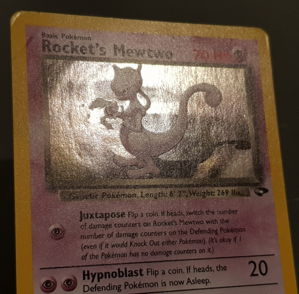 mewtwo pokemon card promo 14 Pokemon Gym Challenge Rocket's Mewtwo #14/132 Foil Trading Card – Rotterdam Comics