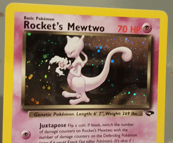 Pokemon Gym Challenge Rocket's Mewtwo #14/132 Foil Trading Card