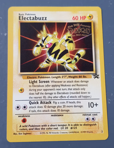 Pokemon Electabuzz Black Star Promo #2 Trading Card