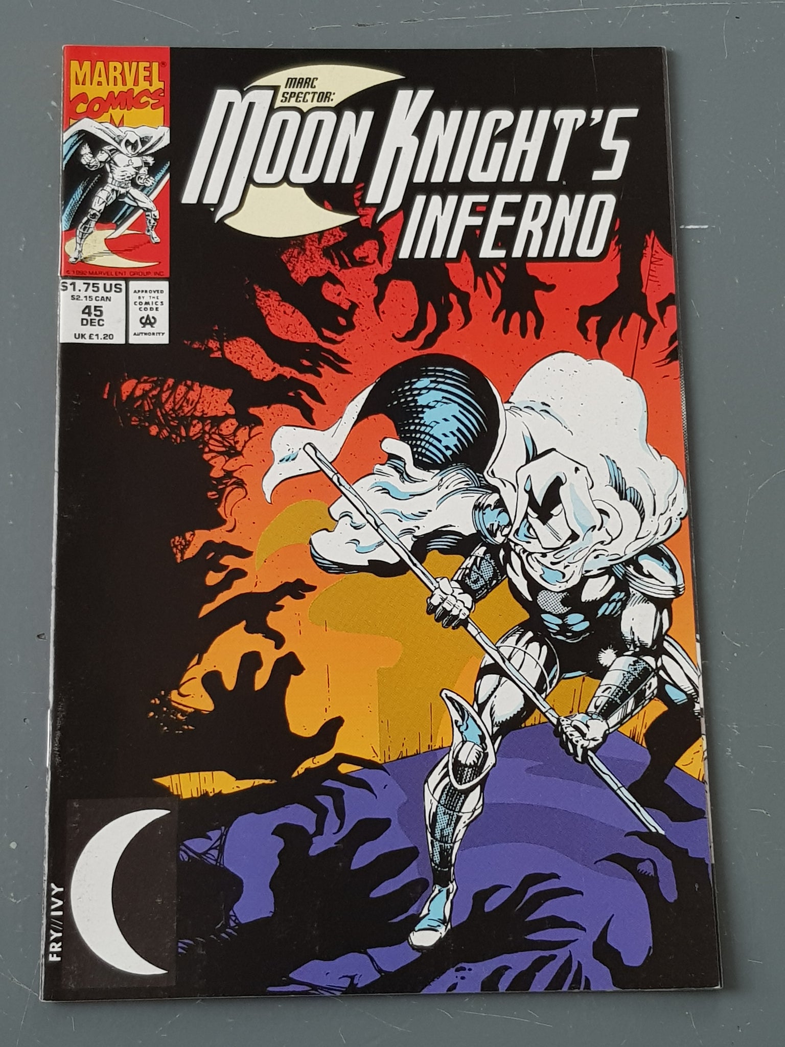 Marc Spector Moon Knight #45 VF+