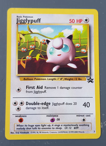 Pokemon Jigglypiff Black Star Promo #7 Trading Card