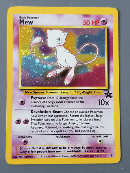 Pokemon Mew Black Star Promo #9 Foil Trading Card