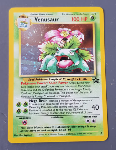 Pokemon Venusaur Black Star Promo #13 Foil Trading Card