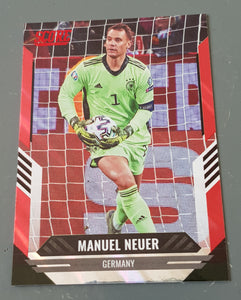 2021-22 Panini Score FIFA Manuel Neuer #32 Red Lava Parallel Trading Card
