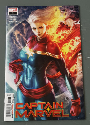 Captain Marvel Vol.11 #1 NM+ Artgerm Walmart Variant