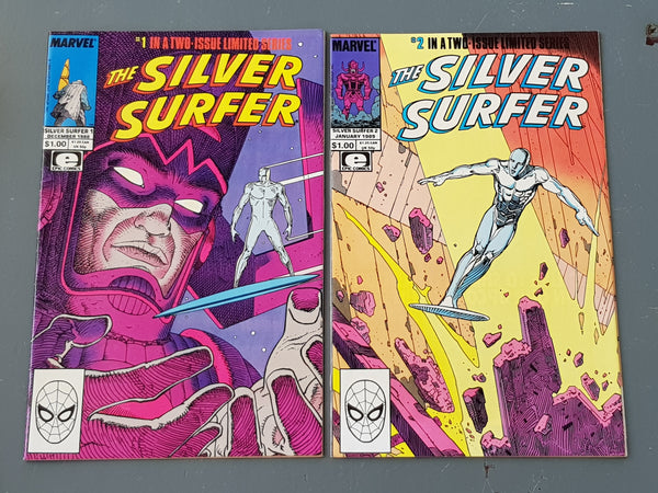 Silver Surfer #1-2 VF/NM Complete Set