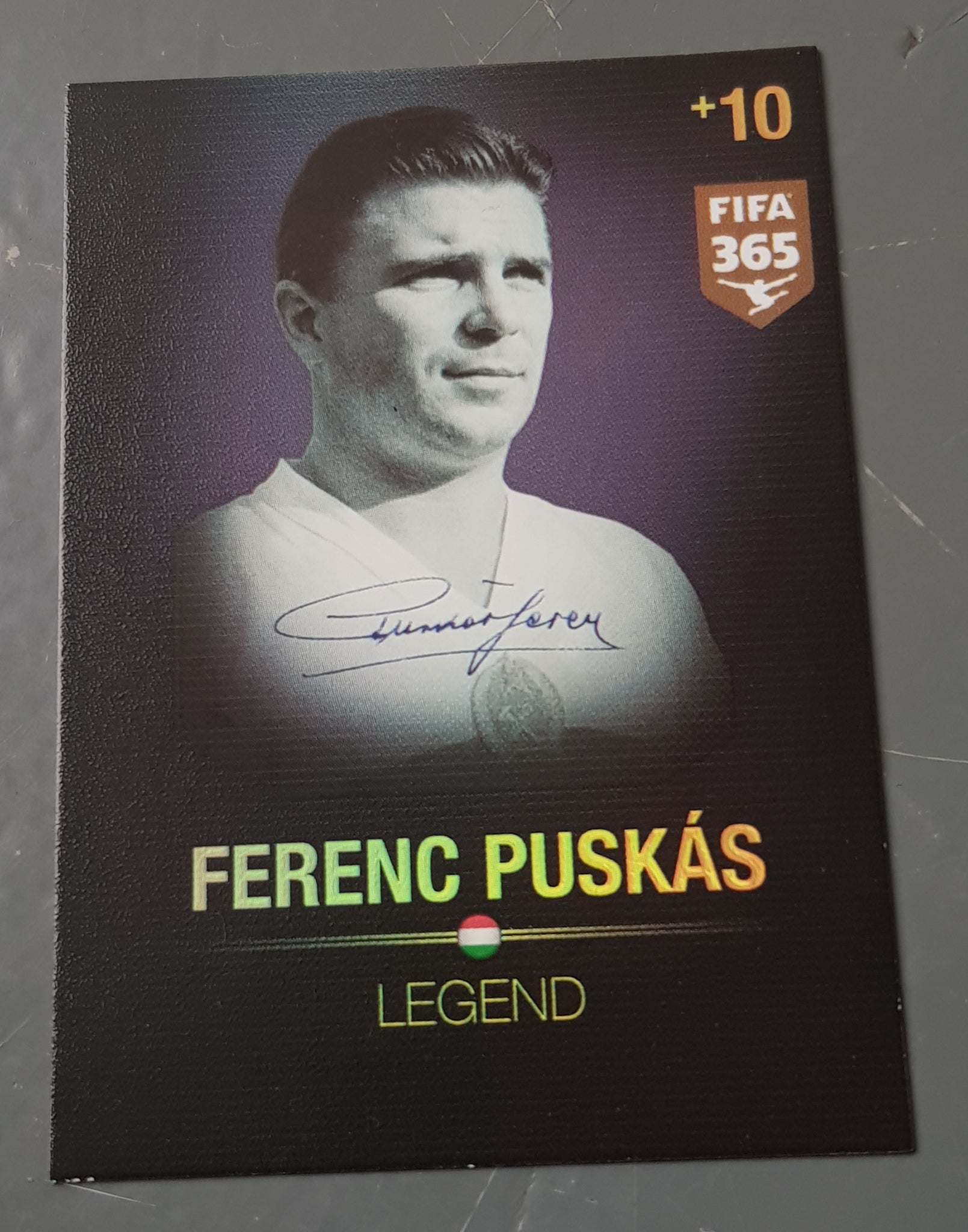 2015-16 Panini FIFA 365 Ferenc Puskás Legend Trading Card