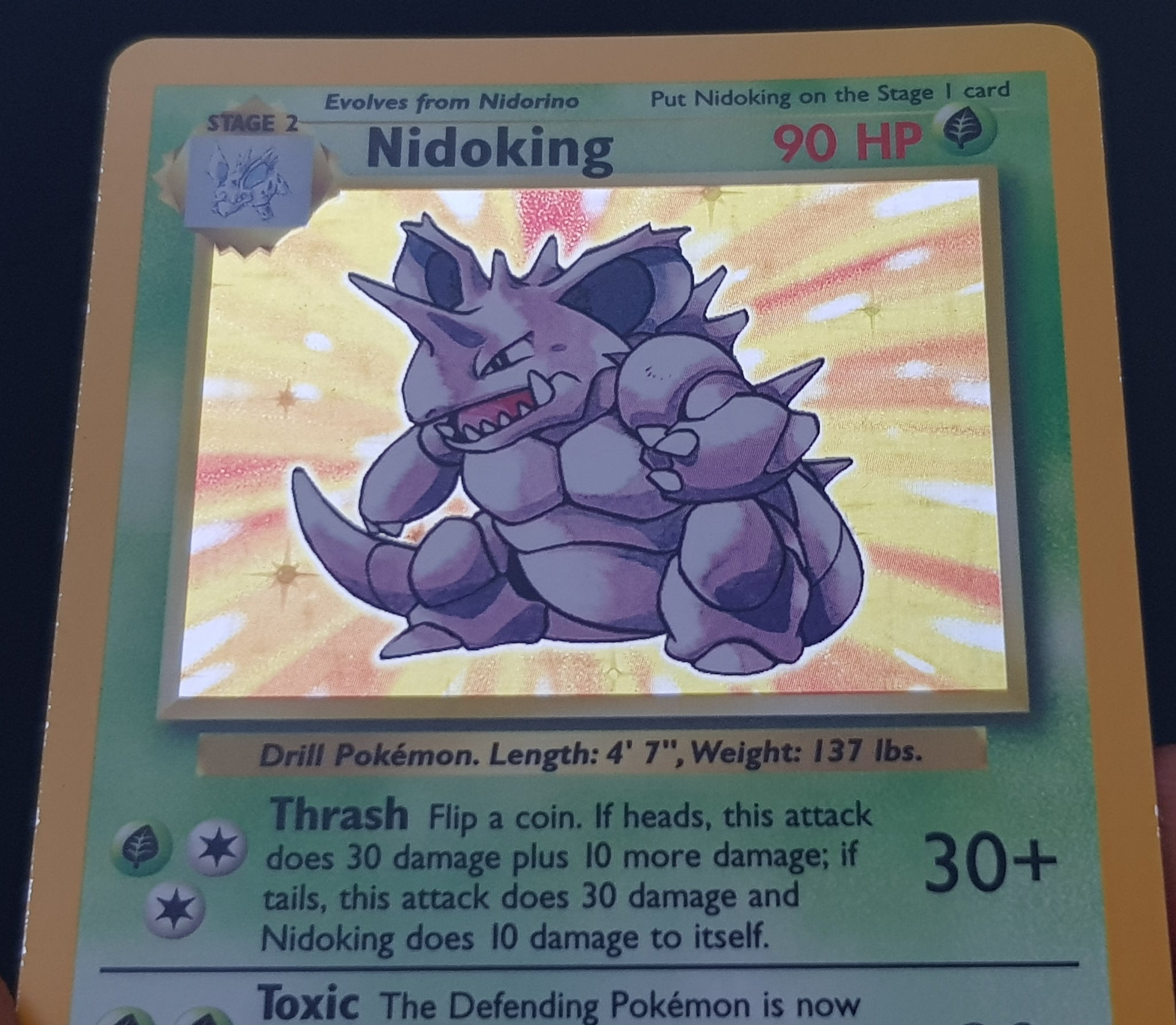 Pokemon Base Nidoking #11/102 Holo Trading Card – Rotterdam Comics