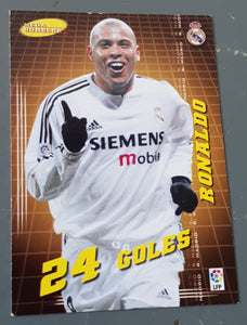 2004-05 Panini Mega Cracks La Liga Mega Bombers Ronaldo #397 Card