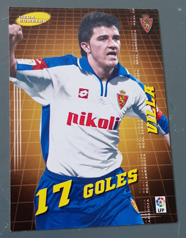 2004-05 Panini Mega Cracks La Liga Mega Bombers David Villa #403 Trading Card