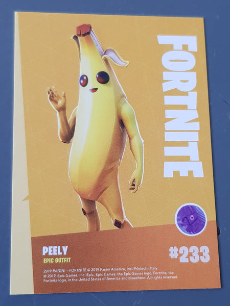 Fortnite Series 1 Peely (Epic Outfit) #233 Trading Card