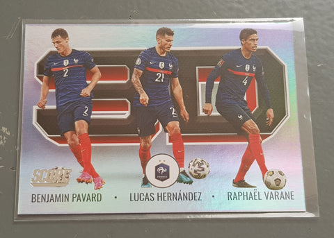 2021-22 Panini Score FIFA 3D France #3 Case Hit Trading Card