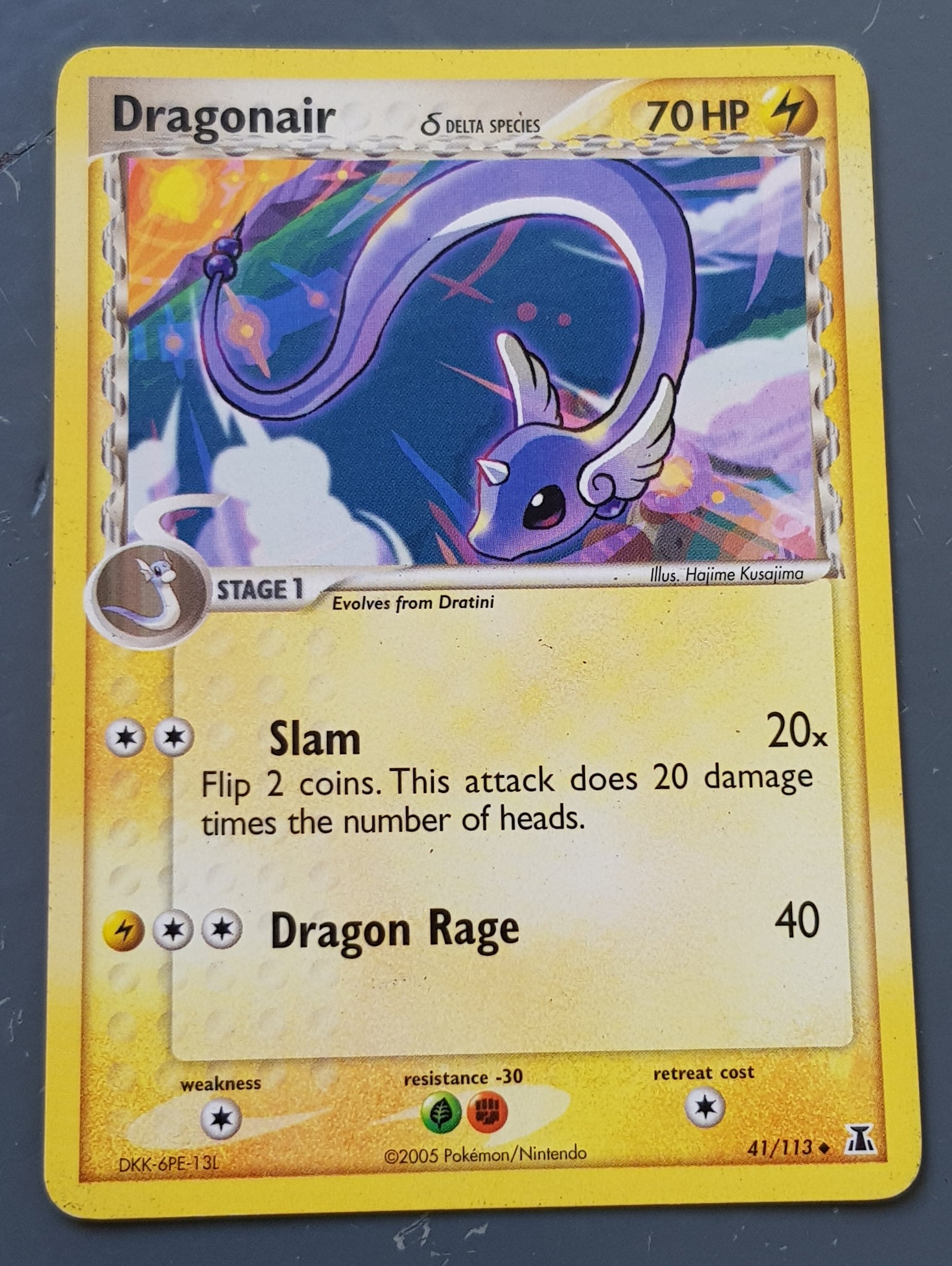 Pokemon Ex Delta Species Dragonair #41/113 Trading Card